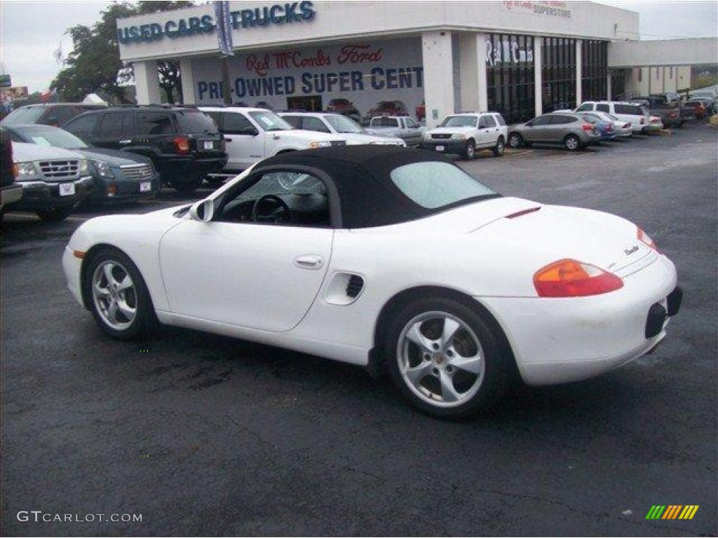 2002 Boxster  - Carrara White / Black photo #5