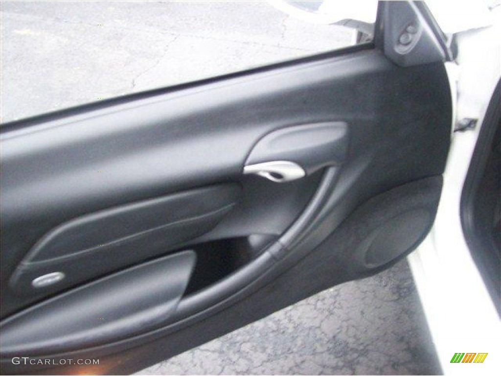 2002 Porsche Boxster Standard Boxster Model Black Door Panel Photo #58249654