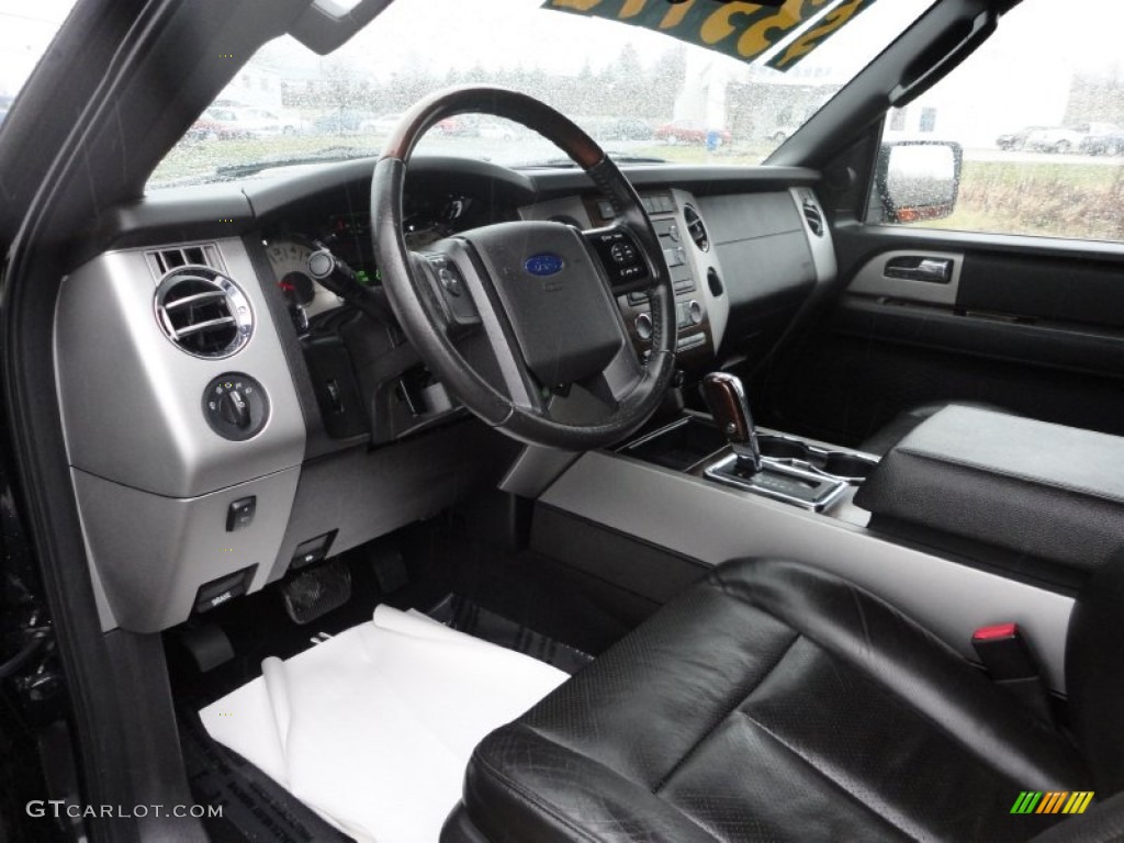 Charcoal Black Interior 2010 Ford Expedition Limited 4x4 Photo #58249819