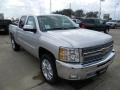 2012 Silver Ice Metallic Chevrolet Silverado 1500 LT Crew Cab  photo #3