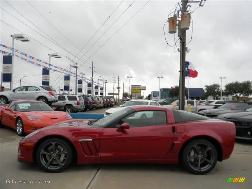 2012 Corvette Grand Sport Coupe - Crystal Red Metallic Tintcoat / Ebony photo #8