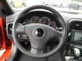 Ebony 2012 Chevrolet Corvette Grand Sport Coupe Steering Wheel