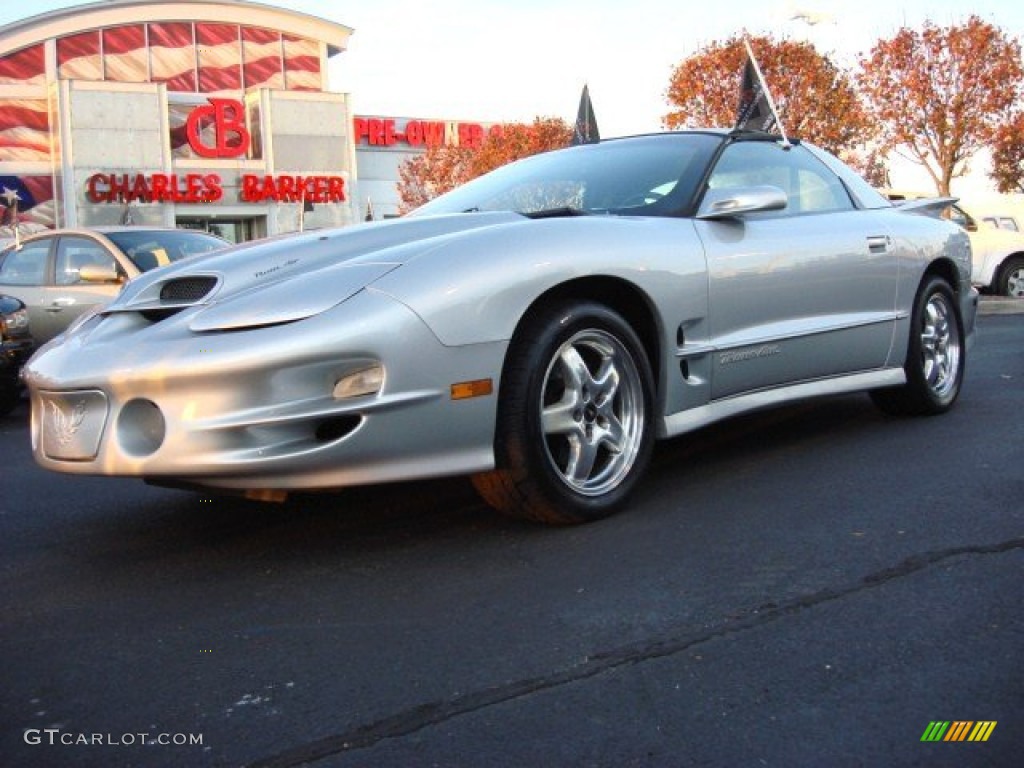 2002 Firebird Trans Am WS-6 Coupe - Bright Silver Metallic / Taupe photo #7