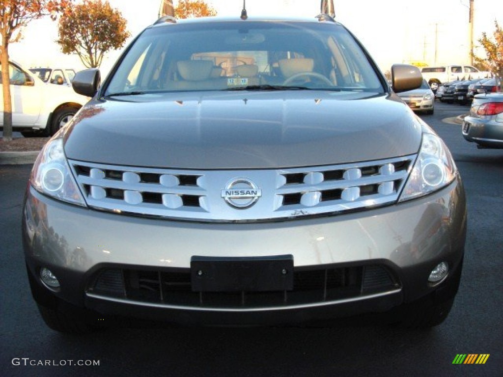 2003 Murano SL - Polished Pewter Metallic / Cafe Latte photo #8