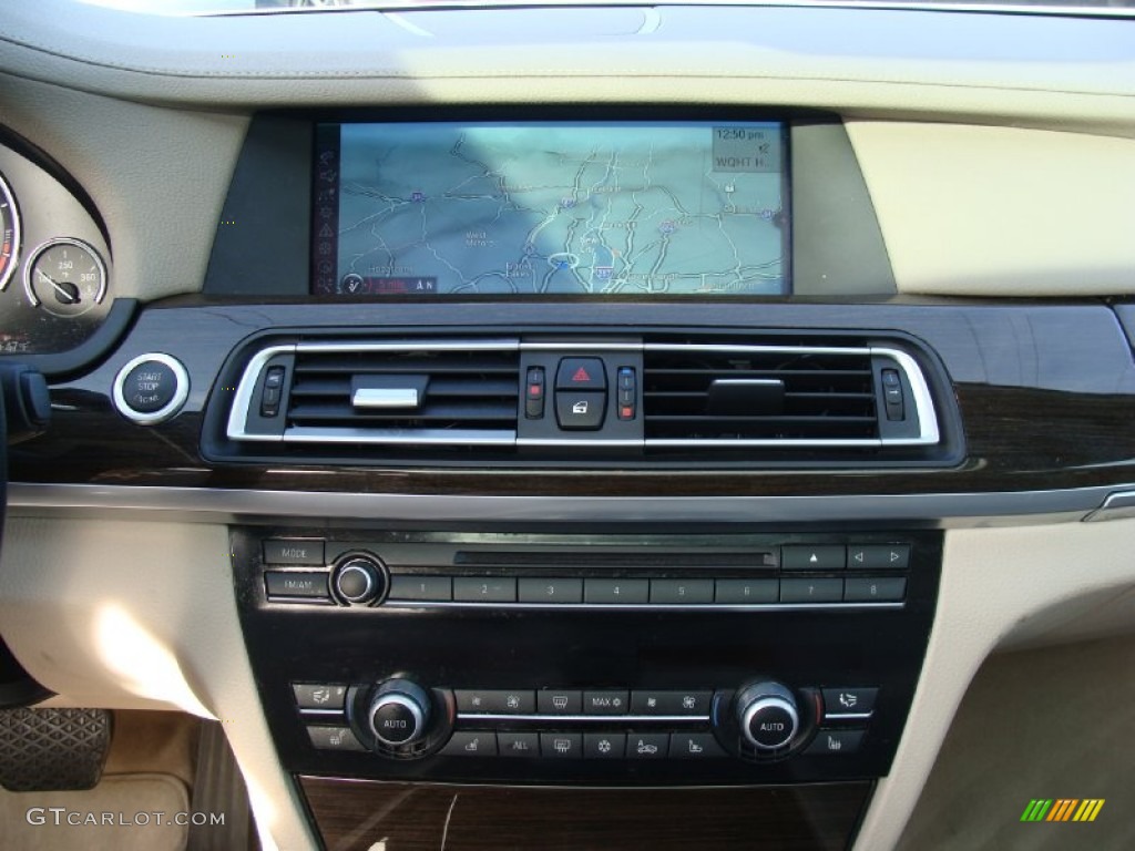 2009 7 Series 750i Sedan - Alpine White / Oyster/Black Nappa Leather photo #13