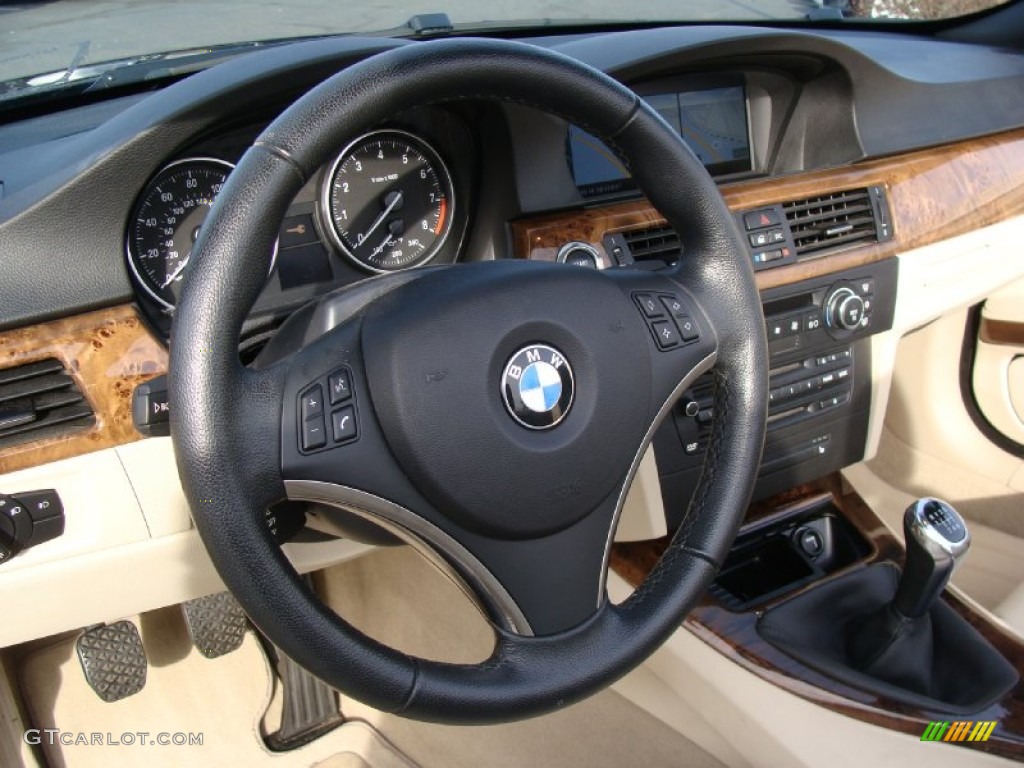 2008 3 Series 328i Convertible - Deep Green Metallic / Cream Beige photo #12