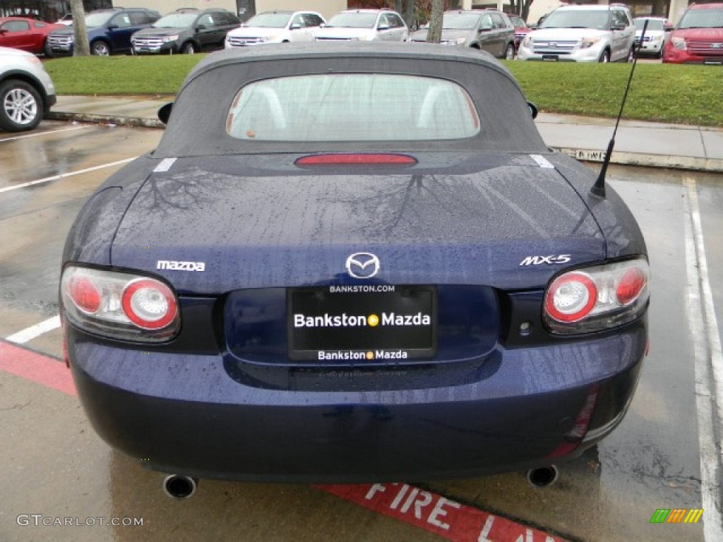 2007 MX-5 Miata Touring Roadster - Stormy Blue Mica / Black photo #4