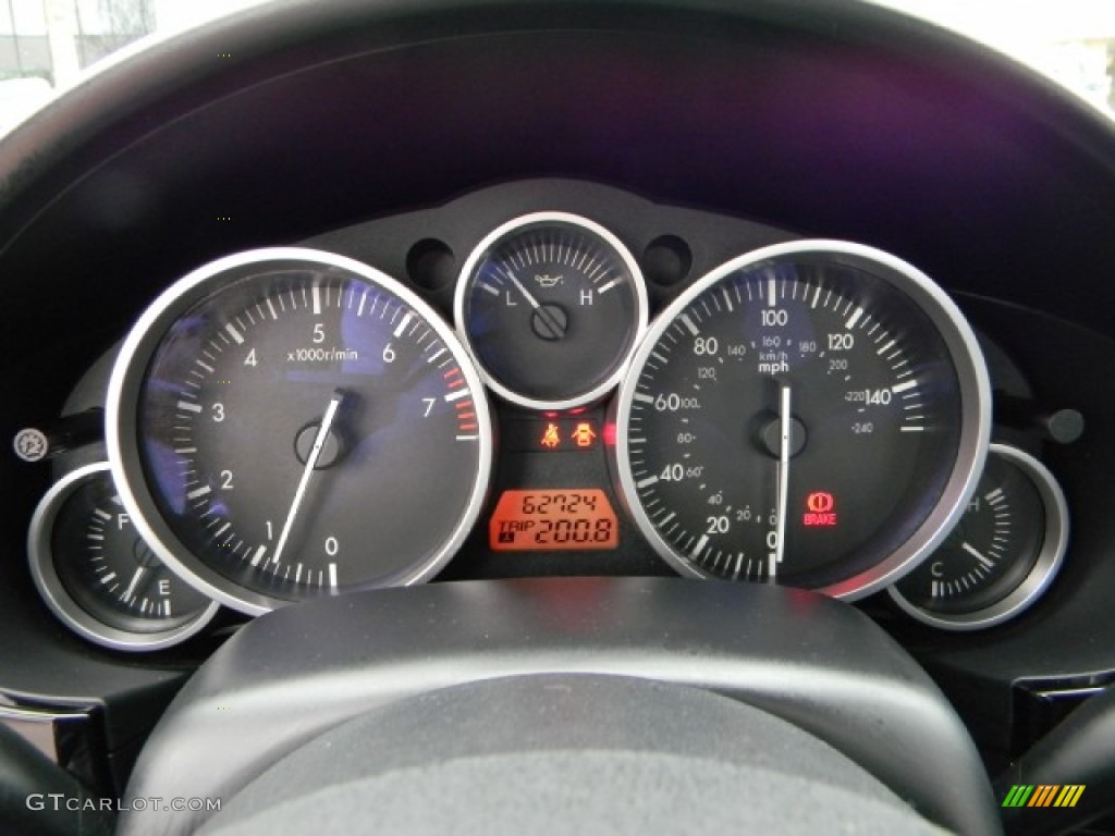 2007 MX-5 Miata Touring Roadster - Stormy Blue Mica / Black photo #10