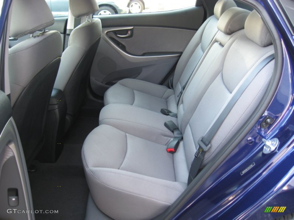 2012 Elantra GLS - Indigo Night Blue / Gray photo #16
