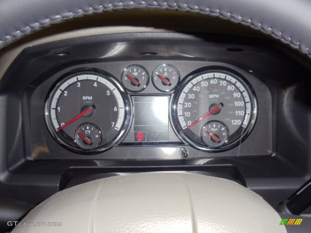 2012 Ram 1500 Big Horn Quad Cab 4x4 - Black / Dark Slate Gray/Medium Graystone photo #13