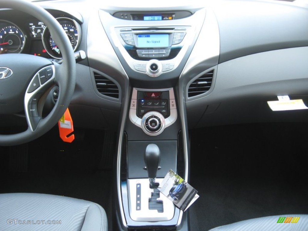 2012 Elantra GLS - Indigo Night Blue / Gray photo #23