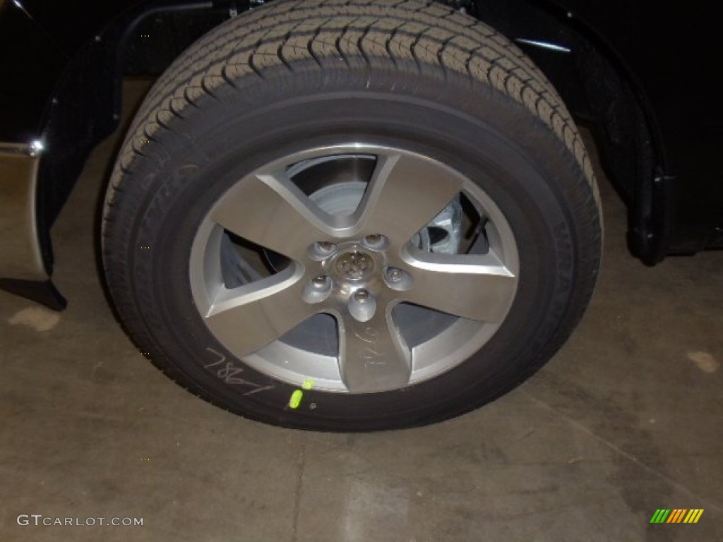 2012 Ram 1500 Big Horn Quad Cab 4x4 - Black / Dark Slate Gray/Medium Graystone photo #22