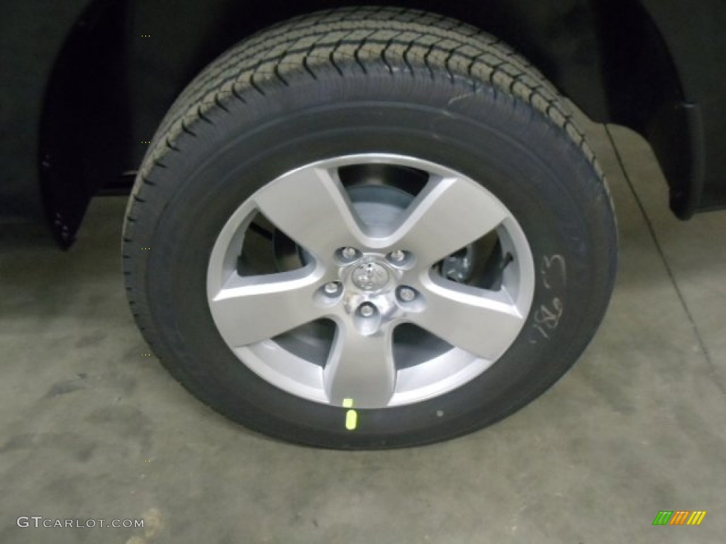 2012 Ram 1500 Big Horn Quad Cab 4x4 - Black / Dark Slate Gray/Medium Graystone photo #23