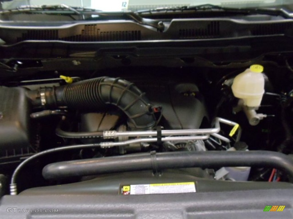 2012 Ram 1500 Big Horn Quad Cab 4x4 - Black / Dark Slate Gray/Medium Graystone photo #26