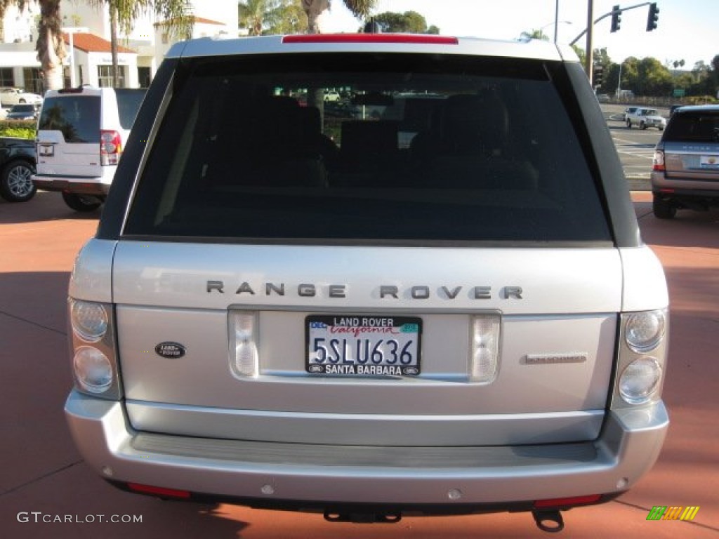 2006 Range Rover Supercharged - Zambezi Silver Metallic / Charcoal/Jet photo #7