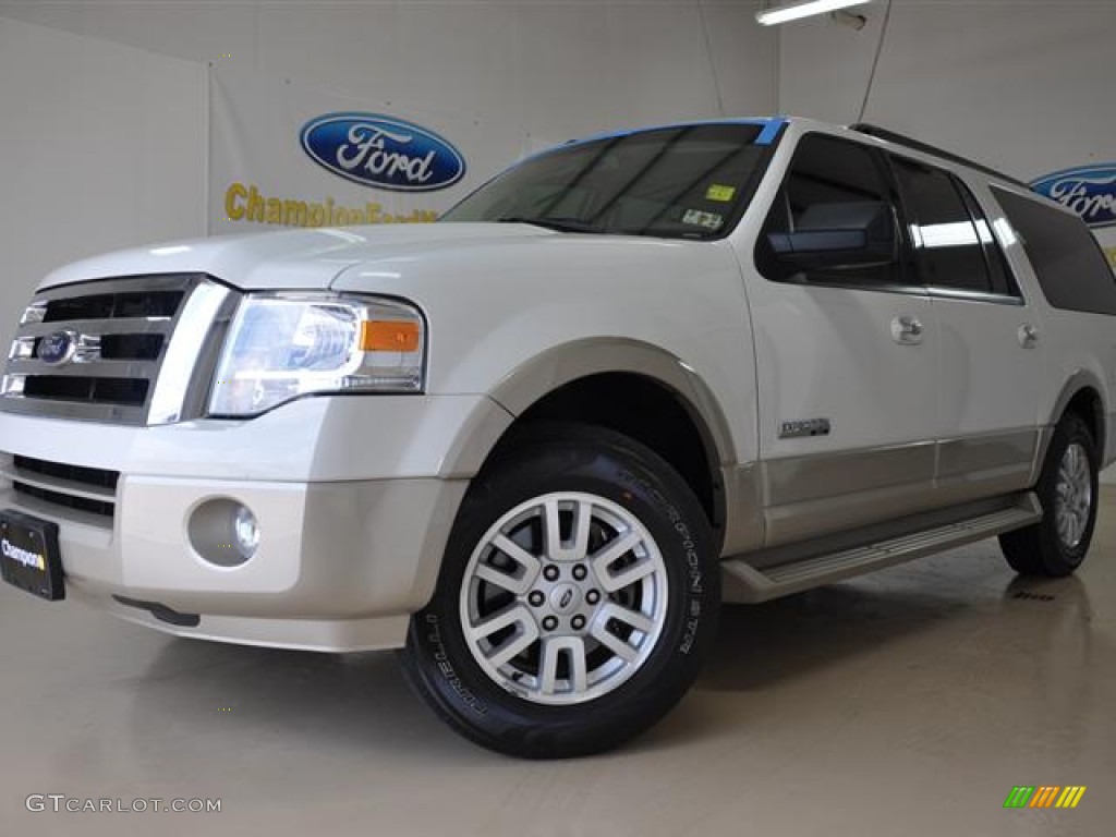 White Suede Ford Expedition