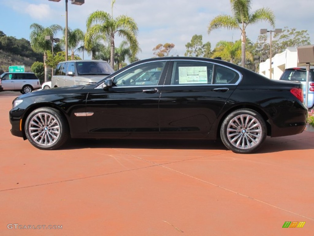 Jet Black 2012 BMW 7 Series 740i Sedan Exterior Photo #58259035