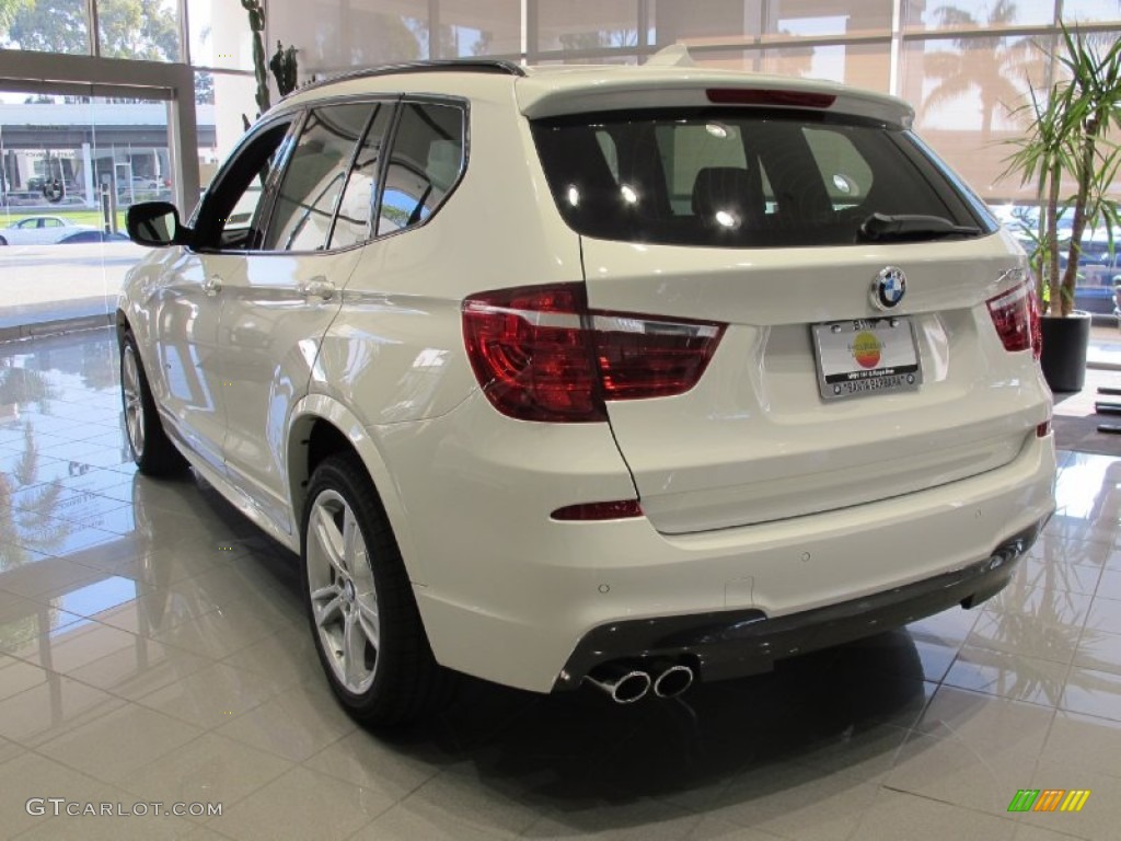 2012 X3 xDrive 35i - Alpine White / Black photo #3