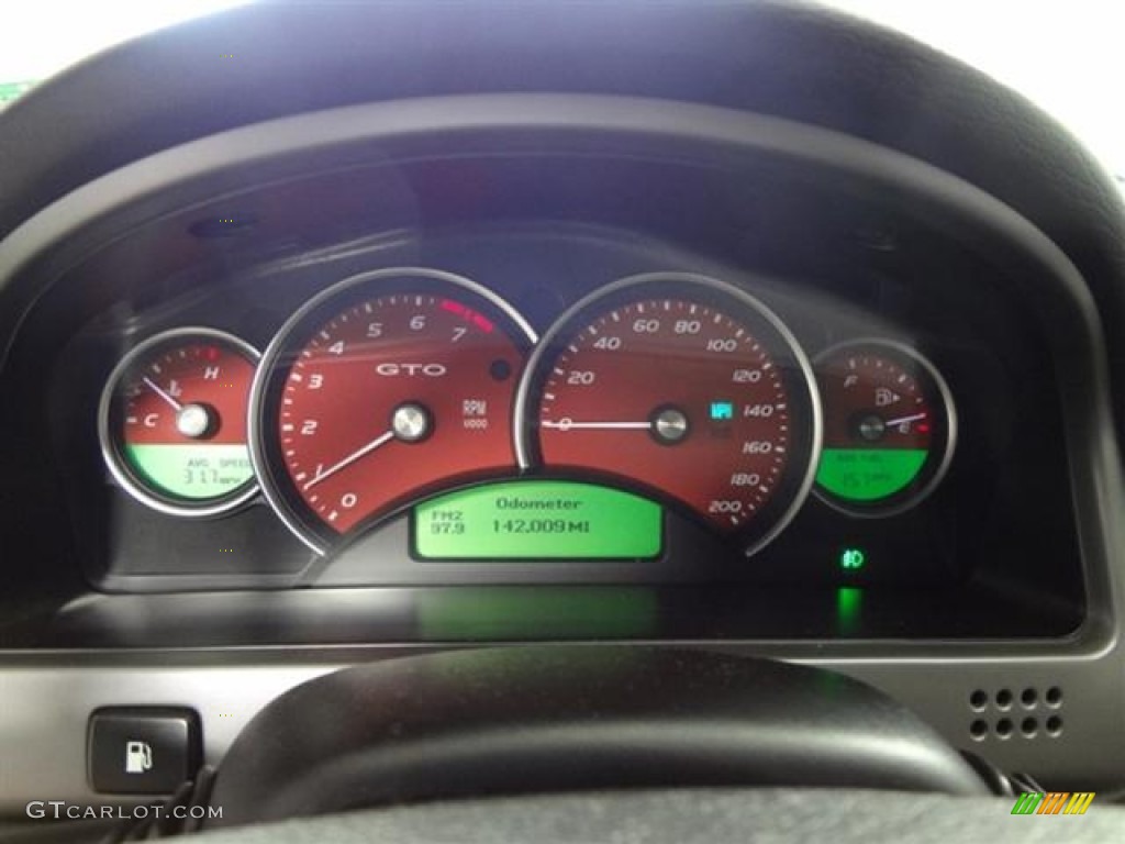 2005 Pontiac GTO Coupe Gauges Photo #58259809