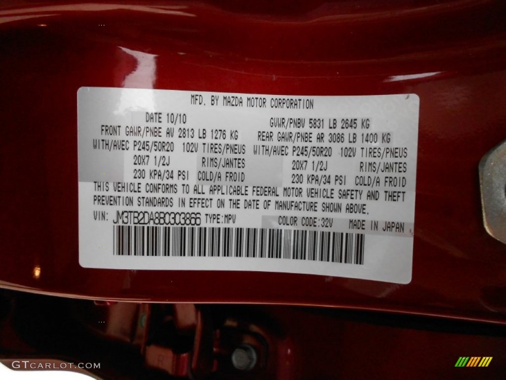 2011 CX-9 Grand Touring - Copper Red Mica / Sand photo #31