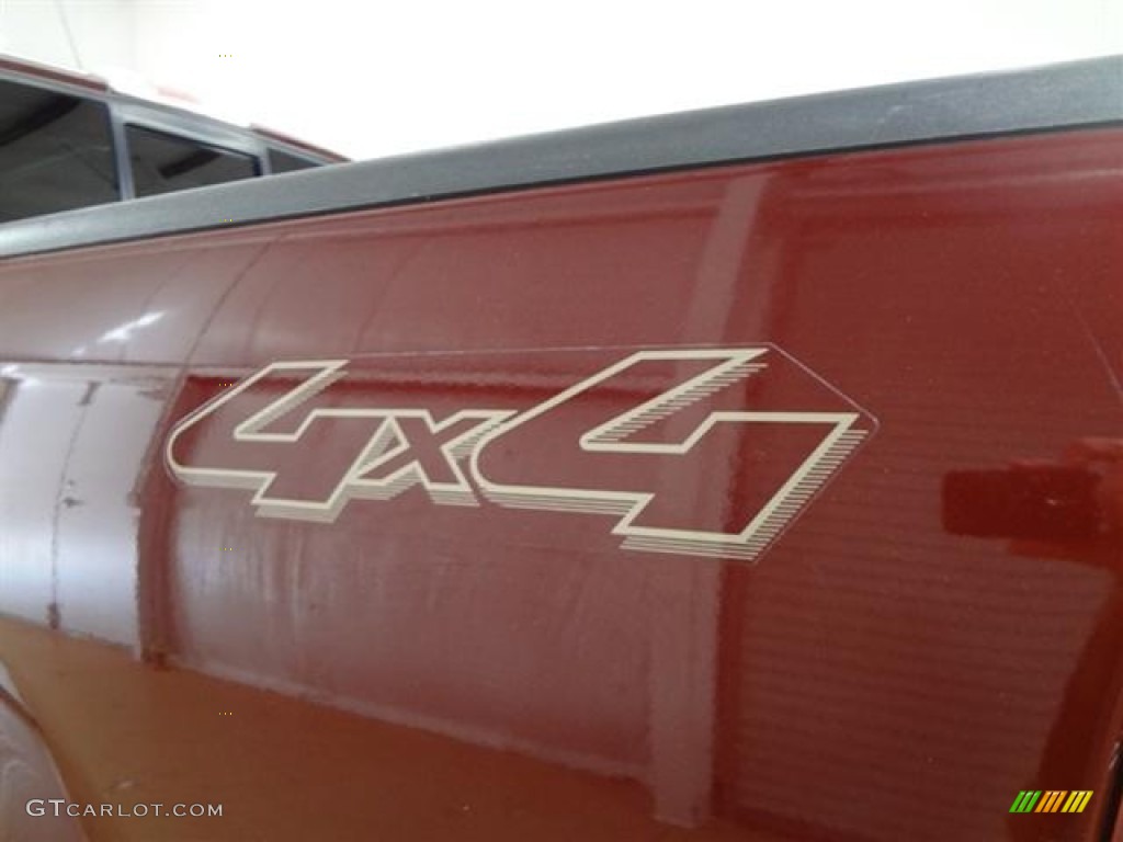 2005 F150 Lariat SuperCrew 4x4 - Dark Toreador Red Metallic / Tan photo #8