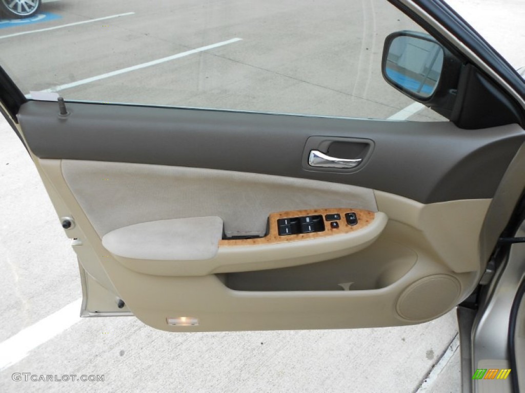 2004 Honda Accord EX Sedan Ivory Door Panel Photo #58260535