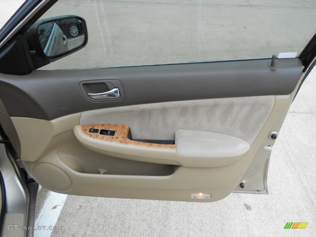 2004 Honda Accord EX Sedan Ivory Door Panel Photo #58260567