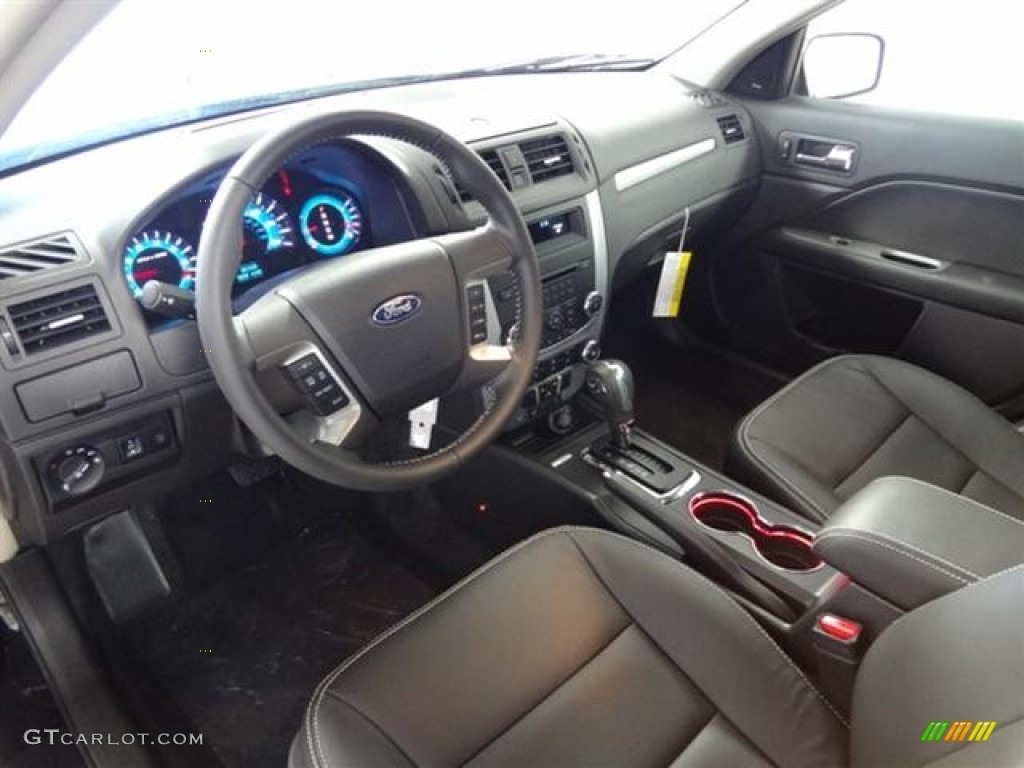 Charcoal Black Interior 2012 Ford Fusion SEL V6 Photo #58260756