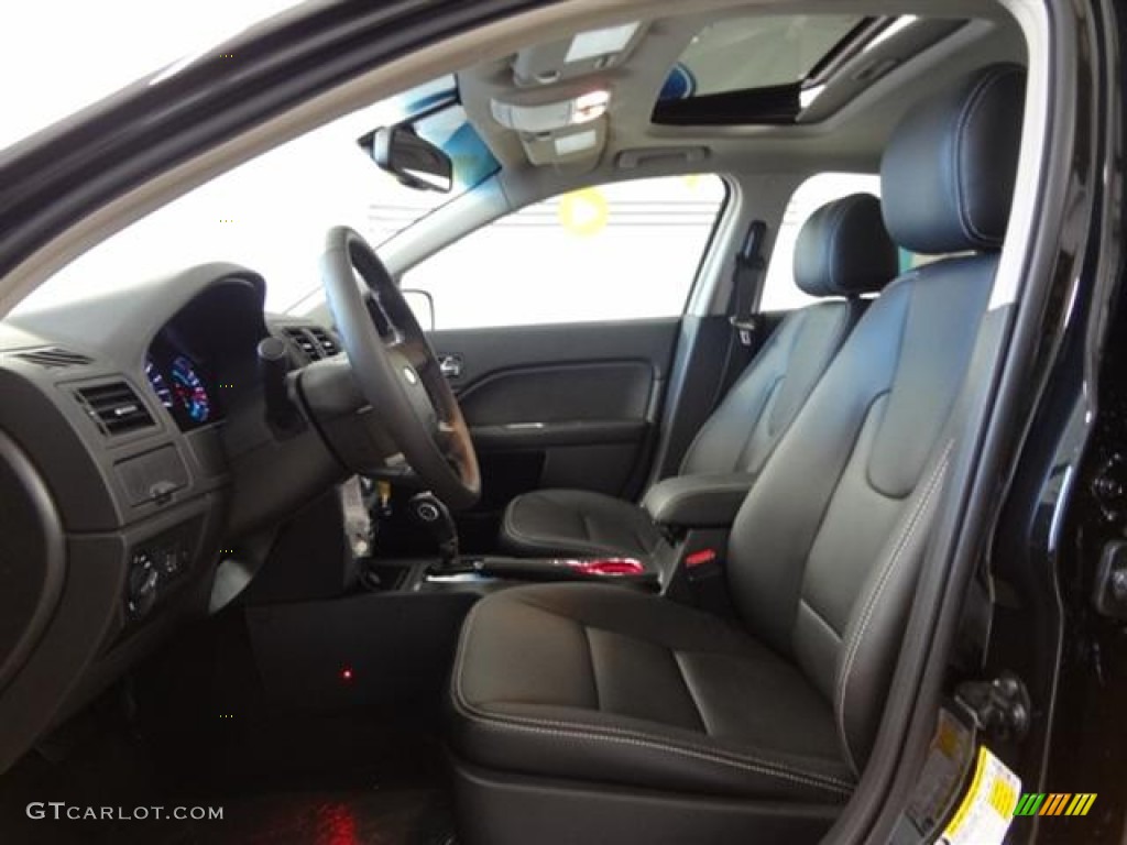 Charcoal Black Interior 2012 Ford Fusion SEL V6 Photo #58260763