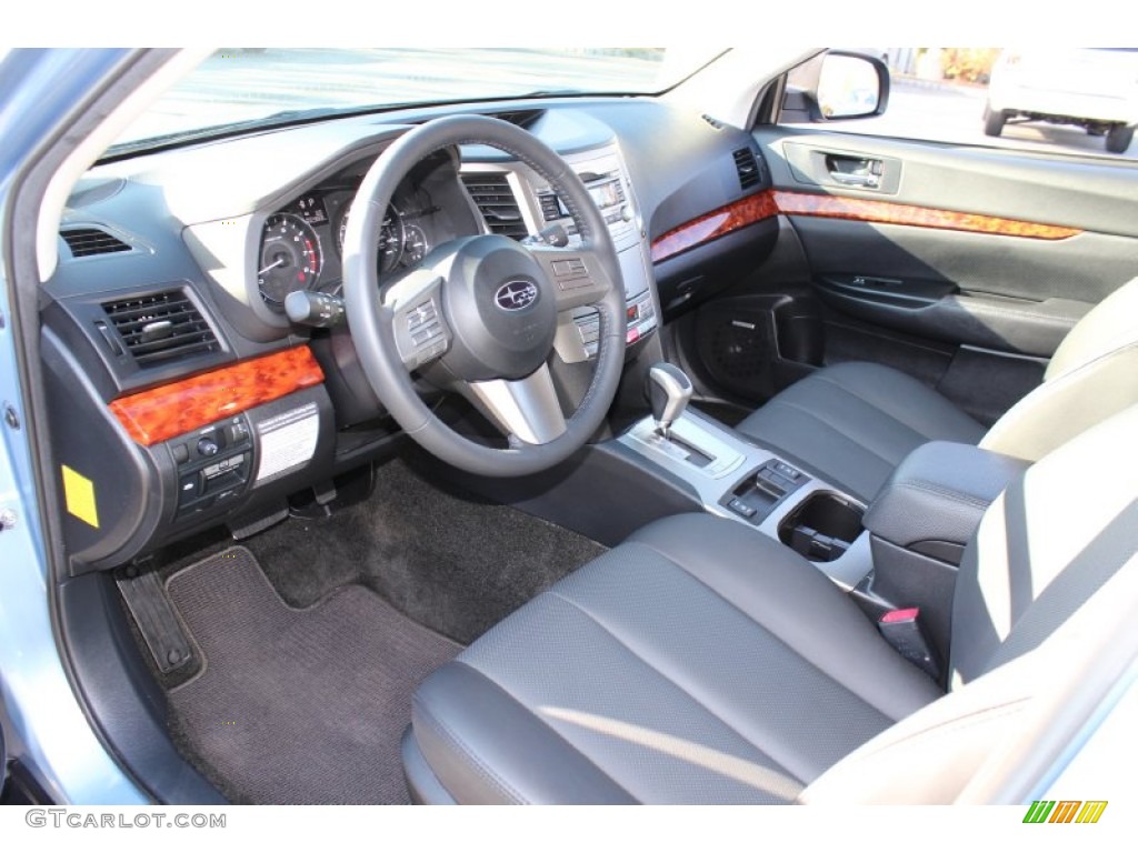 2011 Outback 2.5i Limited Wagon - Sky Blue Metallic / Off Black photo #10