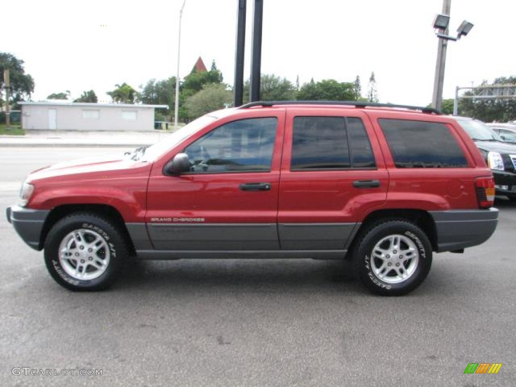 2002 Grand Cherokee Laredo - Inferno Red Tinted Pearlcoat / Dark Slate Gray photo #6