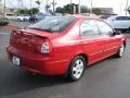 2002 Classic Red Kia Spectra GSX Sedan  photo #9