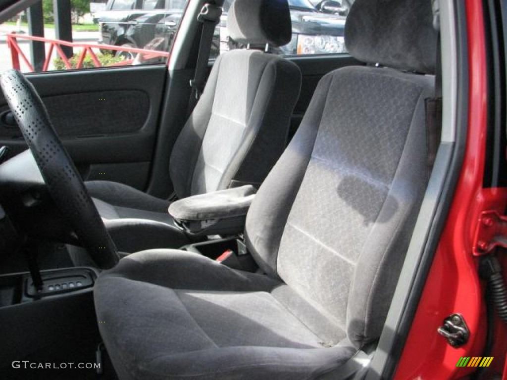 2002 Spectra GSX Sedan - Classic Red / Gray photo #19