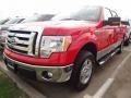 2012 Race Red Ford F150 XLT SuperCrew  photo #3