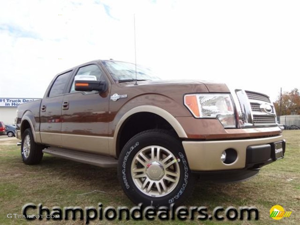 2012 F150 King Ranch SuperCrew 4x4 - Golden Bronze Metallic / King Ranch Chaparral Leather photo #1