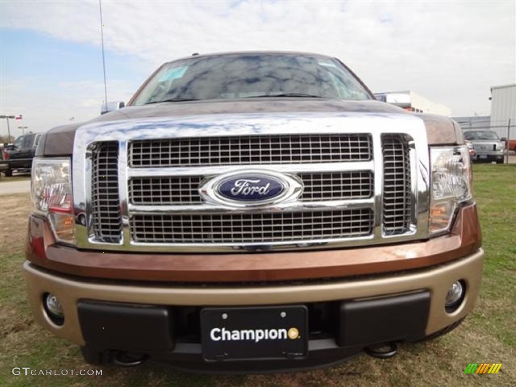 2012 F150 King Ranch SuperCrew 4x4 - Golden Bronze Metallic / King Ranch Chaparral Leather photo #2