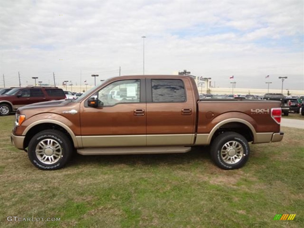 Golden Bronze Metallic 2012 Ford F150 King Ranch SuperCrew 4x4 Exterior Photo #58262440