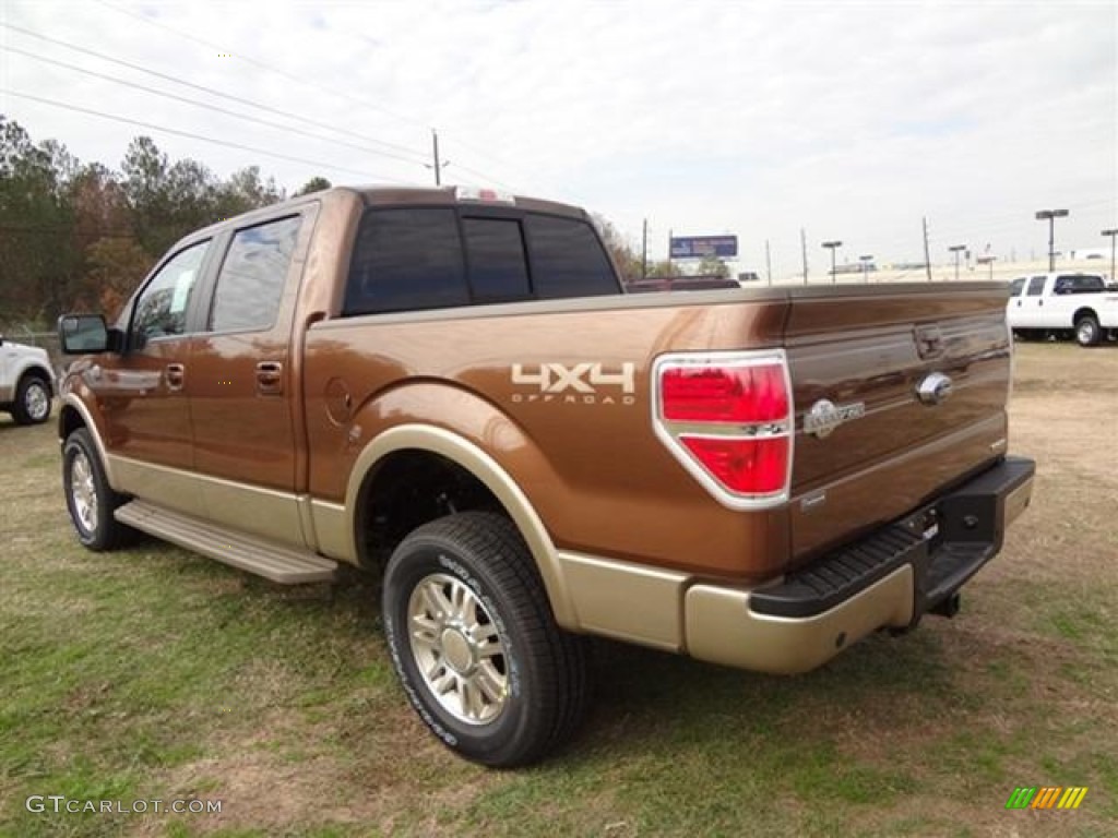 2012 F150 King Ranch SuperCrew 4x4 - Golden Bronze Metallic / King Ranch Chaparral Leather photo #5