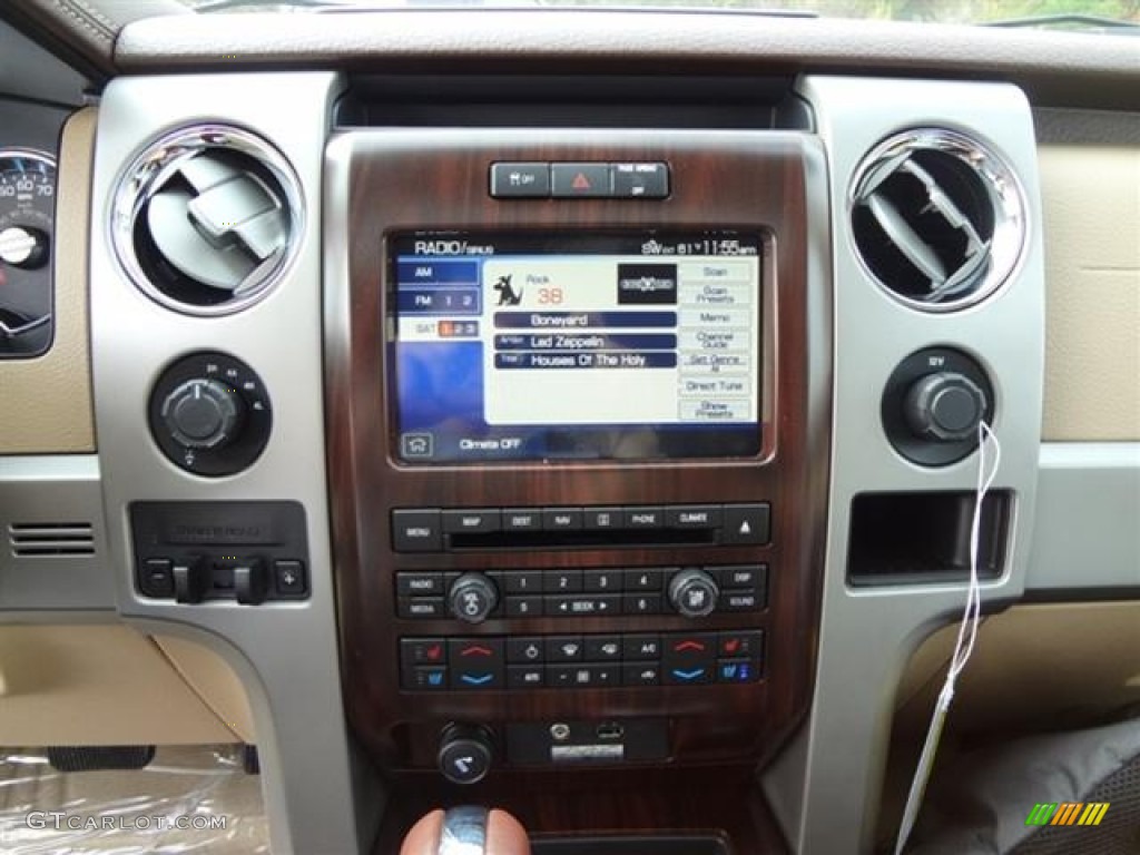 2012 F150 King Ranch SuperCrew 4x4 - Golden Bronze Metallic / King Ranch Chaparral Leather photo #16