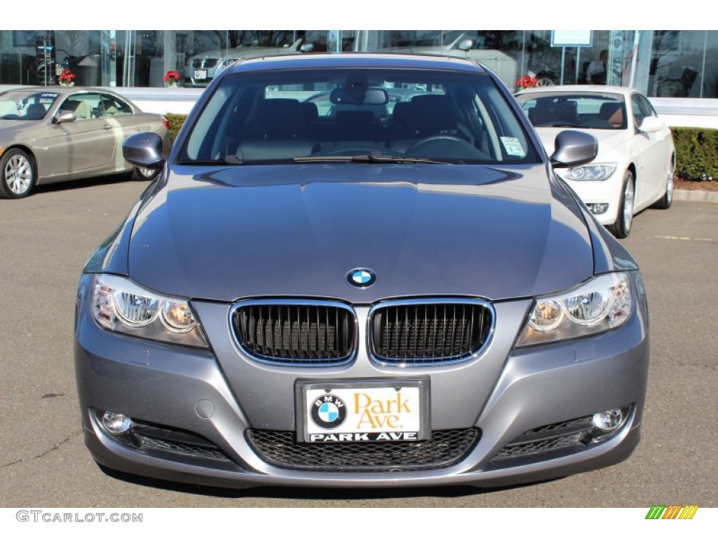 2009 3 Series 328xi Sedan - Space Grey Metallic / Black photo #2