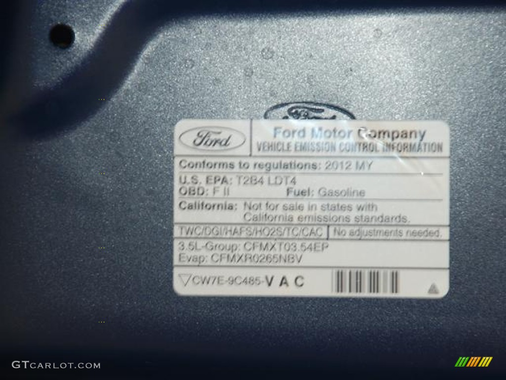 2012 F150 XLT SuperCrew - Dark Blue Pearl Metallic / Pale Adobe photo #5