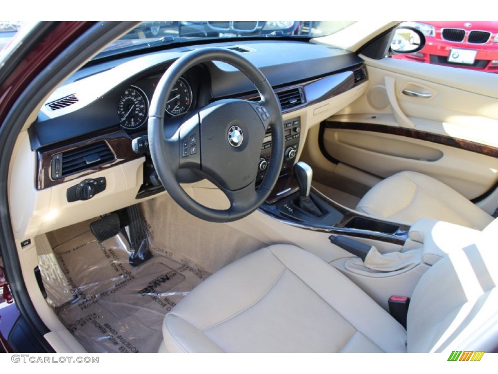 2008 3 Series 328i Sedan - Barbera Red Metallic / Beige photo #10