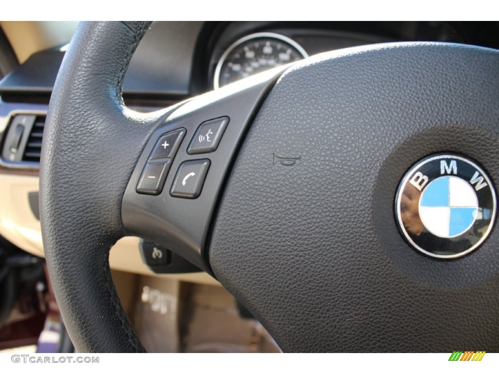 2008 3 Series 328i Sedan - Barbera Red Metallic / Beige photo #15