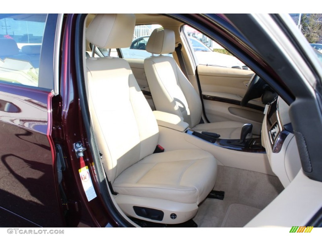 2008 3 Series 328i Sedan - Barbera Red Metallic / Beige photo #28