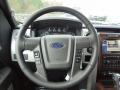 Black 2012 Ford F150 Lariat SuperCrew Steering Wheel