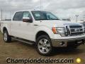 2012 White Platinum Metallic Tri-Coat Ford F150 Lariat SuperCrew 4x4  photo #1