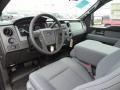  2012 F150 STX Regular Cab Steel Gray Interior