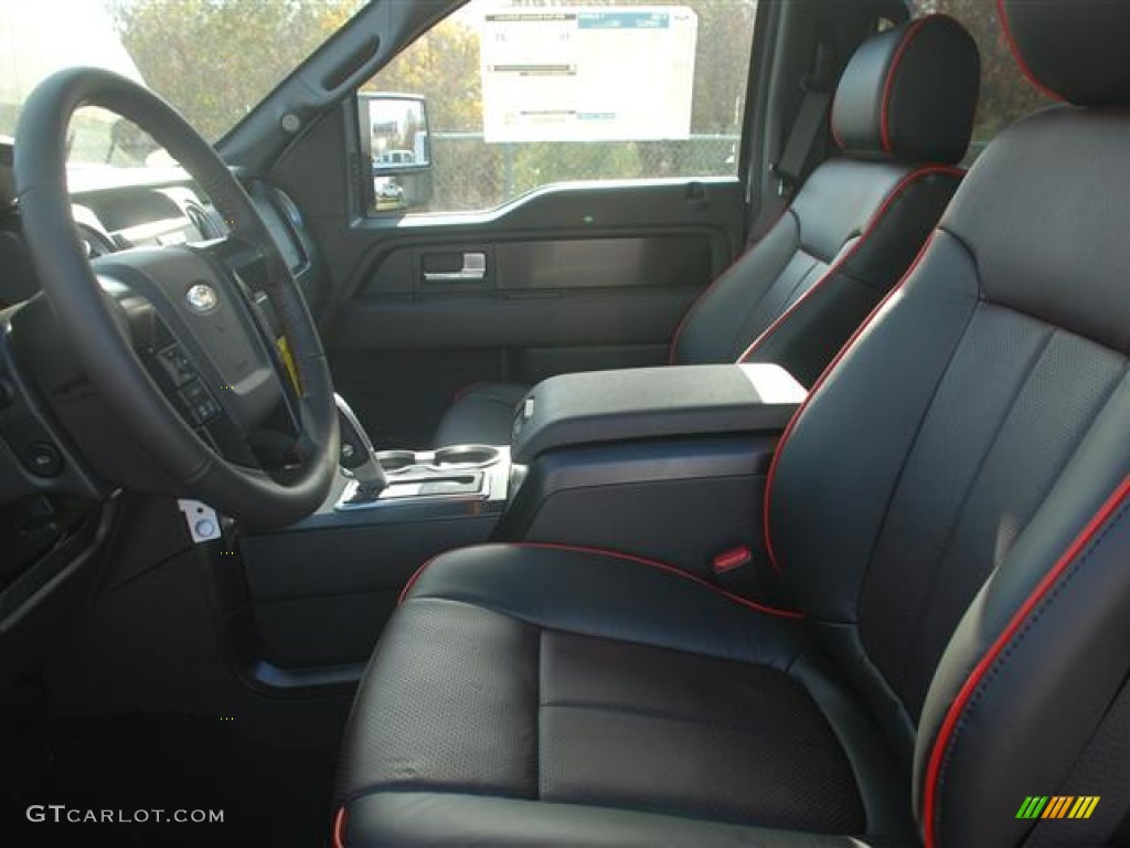 FX Sport Appearance Black/Red Interior 2012 Ford F150 FX4 SuperCrew 4x4 Photo #58264684