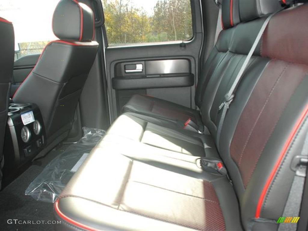 FX Sport Appearance Black/Red Interior 2012 Ford F150 FX4 SuperCrew 4x4 Photo #58264693