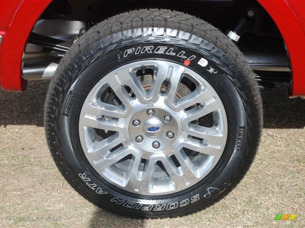 2012 Ford F150 Platinum SuperCrew 4x4 Wheel Photo #58265068